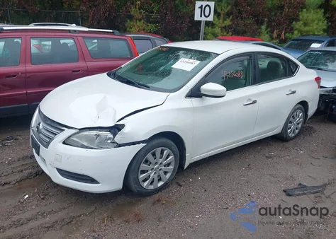 2013 Nissan Sentra Sv z USA, uszkodzony, nr VIN 3N1AB7APXDL626847